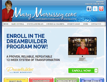 Tablet Screenshot of marymorrissey.com